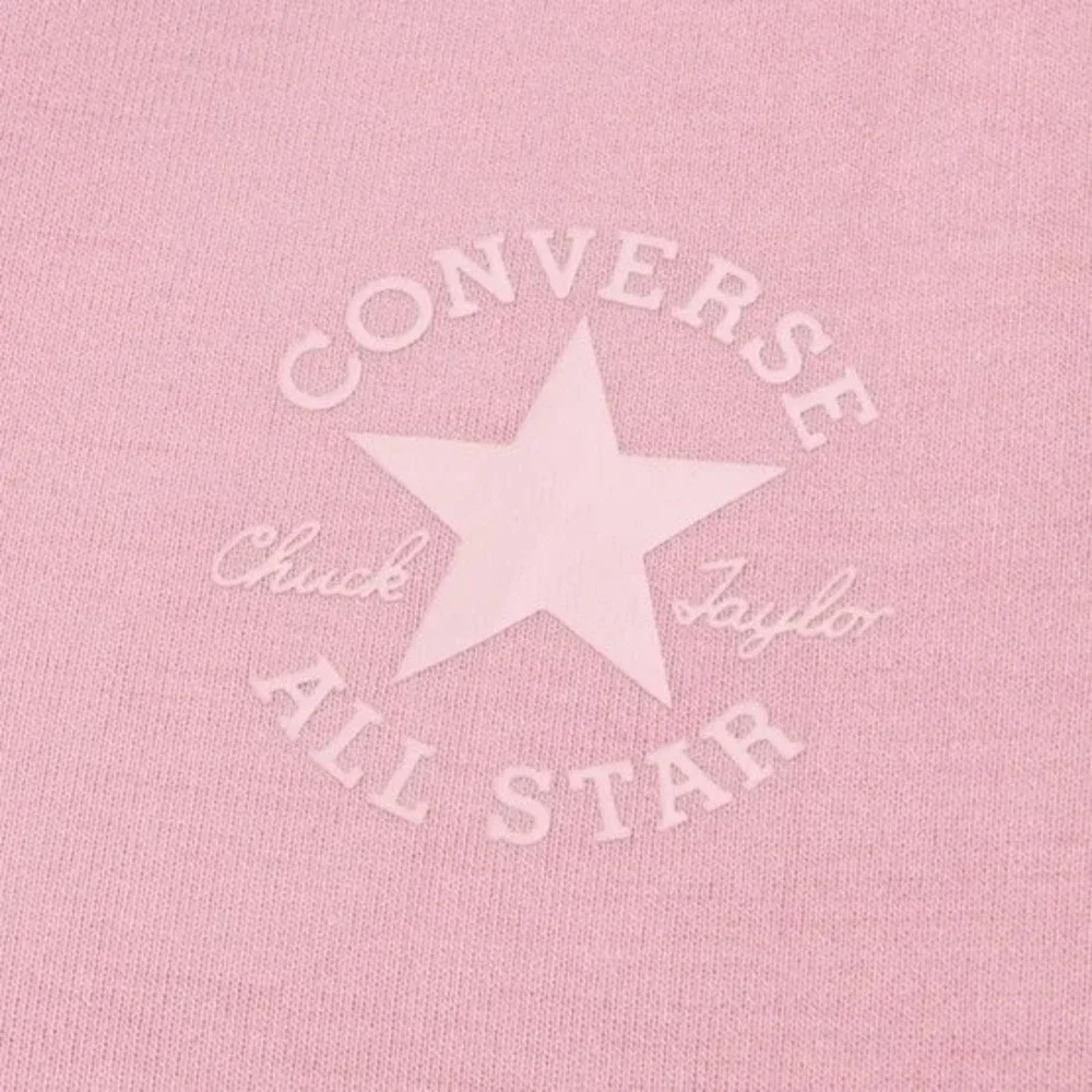 Converse All Star Youth Girls 2-Piece Hoodie Pant Set Pink Size S 7/8 1960069